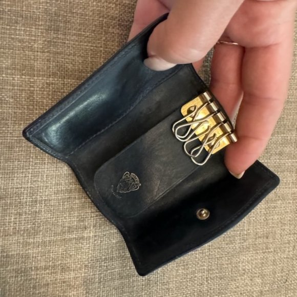 Gucci Vintage Navy Key Holder Folding - Picture 5 of 5